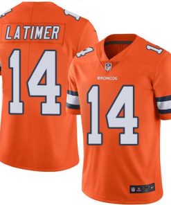 Nike Denver Broncos #14 Cody Latimer Orange Men's Stitched NFL Limited Rush Jersey Men's