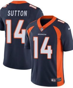 Nike Denver Broncos #14 Courtland Sutton Navy Blue Alternate Men's Stitched NFL Vapor Untouchable Limited Jersey Men's