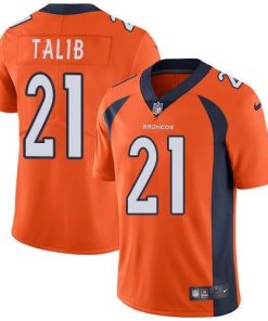 Nike Denver Broncos #21 Aqib Talib Orange Team Color Men's Stitched NFL Vapor Untouchable Limited Jersey Men's