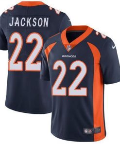 Nike Denver Broncos #22 Kareem Jackson Navy Blue Alternate Men's Stitched NFL Vapor Untouchable Limited Jersey Men's