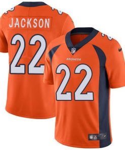 Nike Denver Broncos #22 Kareem Jackson Orange Team Color Men's Stitched NFL Vapor Untouchable Limited Jersey Men's