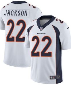 Nike Denver Broncos #22 Kareem Jackson White Men's Stitched NFL Vapor Untouchable Limited Jersey Men's