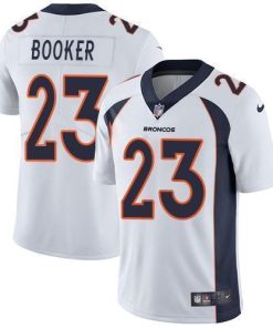 Nike Denver Broncos #23 Devontae Booker White Men's Stitched NFL Vapor Untouchable Limited Jersey Men's