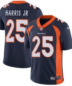 Nike Denver Broncos #25 Chris Harris Jr Navy Blue Alternate Men's Stitched NFL Vapor Untouchable Limited Jersey Men's