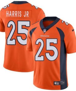 Nike Denver Broncos #25 Chris Harris Jr Orange Team Color Men's Stitched NFL Vapor Untouchable Limited Jersey Men's