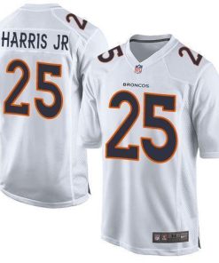 Nike Denver Broncos #25 Chris Harris Jr White Men's Stitched NFL Game Event Jersey Men's
