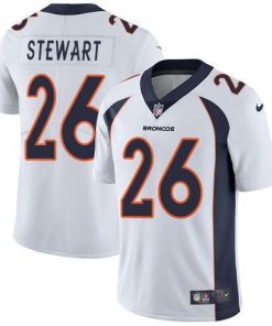Nike Denver Broncos #26 Darian Stewart White Men's Stitched NFL Vapor Untouchable Limited Jersey Men's