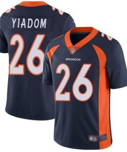 Nike Denver Broncos #26 Isaac Yiadom Navy Blue Alternate Men's Stitched NFL Vapor Untouchable Limited Jersey Men's