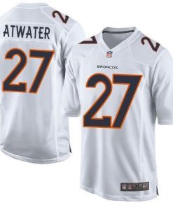Nike Denver Broncos #27 Steve Atwater White Men's Stitched NFL Game Event Jersey Men's