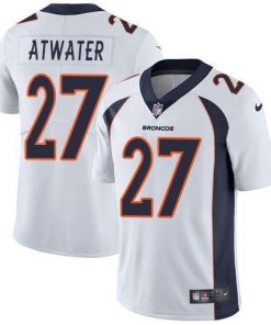 Nike Denver Broncos #27 Steve Atwater White Men's Stitched NFL Vapor Untouchable Limited Jersey Men's
