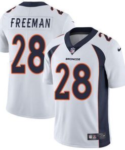 Nike Denver Broncos #28 Royce Freeman White Men's Stitched NFL Vapor Untouchable Limited Jersey Men's