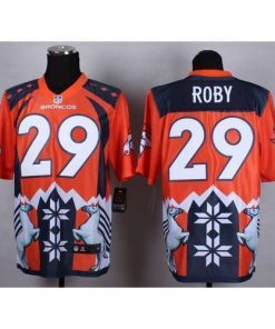 Nike Denver Broncos #29 Bradley Roby Orange Men's Stitched NFL Elite Noble Fashion Jersey Men's