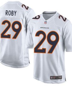 Nike Denver Broncos #29 Bradley Roby White Men's Stitched NFL Game Event Jersey Men's