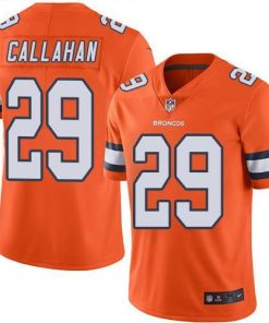 Nike Denver Broncos #29 Bryce Callahan Orange Men's Stitched NFL Limited Rush Jersey Men's
