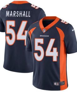 Nike Denver Broncos #54 Brandon Marshall Navy Blue Alternate Men's Stitched NFL Vapor Untouchable Limited Jersey Men's