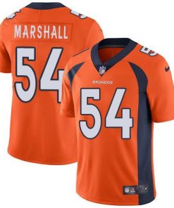 Nike Denver Broncos #54 Brandon Marshall Orange Team Color Men's Stitched NFL Vapor Untouchable Limited Jersey Men's