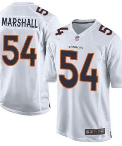 Nike Denver Broncos #54 Brandon Marshall White Men's Stitched NFL Game Event Jersey Men's