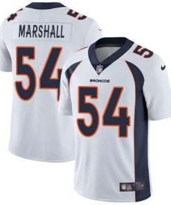Nike Denver Broncos #54 Brandon Marshall White Men's Stitched NFL Vapor Untouchable Limited Jersey Men's