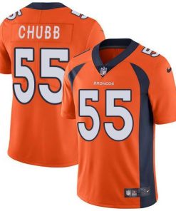 Nike Denver Broncos #55 Bradley Chubb Orange Team Color Men's Stitched NFL Vapor Untouchable Limited Jersey Men's