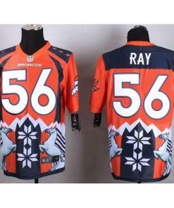 Nike Denver Broncos #56 Shane Ray Orange Men's Stitched NFL Elite Noble Fashion Jersey Men's