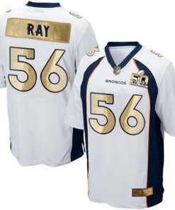 Nike Denver Broncos #56 Shane Ray White Men's Stitched NFL Game Super Bowl 50 Collection Jersey Men's