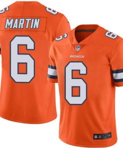 Nike Denver Broncos #6 Sam Martin Orange Men's Stitched NFL Limited Rush Jersey Men's