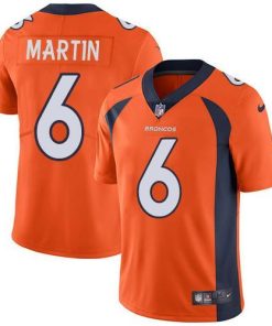 Nike Denver Broncos #6 Sam Martin Orange Team Color Men's Stitched NFL Vapor Untouchable Limited Jersey Men's
