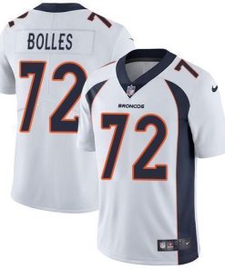 Nike Denver Broncos #72 Garett Bolles White Men's Stitched NFL Vapor Untouchable Limited Jersey Men's