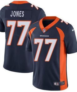 Nike Denver Broncos #77 Sam Jones Navy Blue Alternate Men's Stitched NFL Vapor Untouchable Limited Jersey Men's
