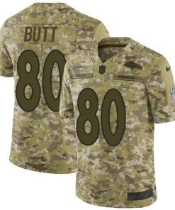 Nike Denver Broncos #80 Jake Butt Camo Men's Stitched NFL Limited 2018 Salute To Service Jersey Men's