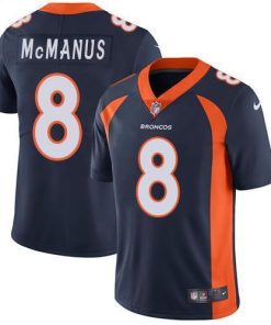 Nike Denver Broncos #8 Brandon McManus Navy Blue Alternate Men's Stitched NFL Vapor Untouchable Limited Jersey Men's