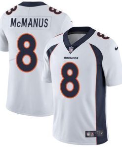 Nike Denver Broncos #8 Brandon McManus White Men's Stitched NFL Vapor Untouchable Limited Jersey Men's