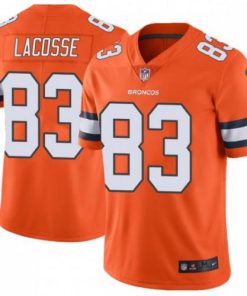 Nike Denver Broncos #83 Matt LaCosse Orange Men's Stitched NFL Limited Rush Jersey Men's