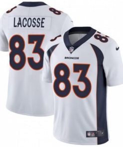 Nike Denver Broncos #83 Matt LaCosse White Men's Stitched NFL Vapor Untouchable Limited Jersey Men's
