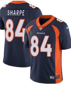 Nike Denver Broncos #84 Shannon Sharpe Navy Blue Alternate Men's Stitched NFL Vapor Untouchable Limited Jersey Men's