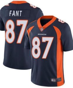 Nike Denver Broncos #87 Noah Fant Navy Blue Alternate Men's Stitched NFL Vapor Untouchable Limited Jersey Men's