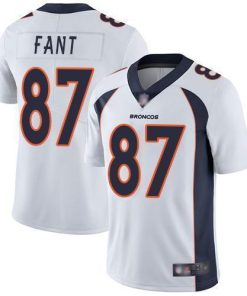 Nike Denver Broncos #87 Noah Fant White Men's Stitched NFL Vapor Untouchable Limited Jersey Men's
