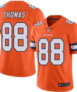Nike Denver Broncos #88 Demaryius Thomas Orange Men's Stitched NFL Limited Rush Jersey Men's