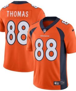 Nike Denver Broncos #88 Demaryius Thomas Orange Team Color Men's Stitched NFL Vapor Untouchable Limited Jersey Men's