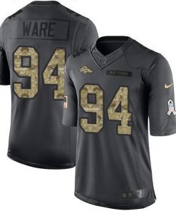 Nike Denver Broncos #94 DeMarcus Ware Black Men's Stitched NFL Limited 2016 Salute to Service Jersey Men's