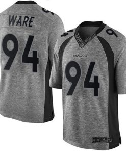 Nike Denver Broncos #94 DeMarcus Ware Gray Men's Stitched NFL Limited Gridiron Gray Jersey Men's