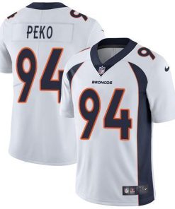 Nike Denver Broncos #94 Domata Peko White Men's Stitched NFL Vapor Untouchable Limited Jersey Men's