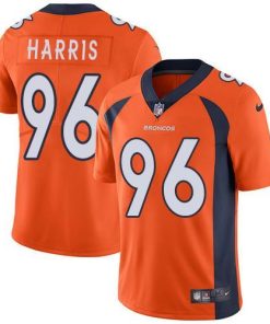 Nike Denver Broncos #96 Shelby Harris Orange Team Color Men's Stitched NFL Vapor Untouchable Limited Jersey Men's
