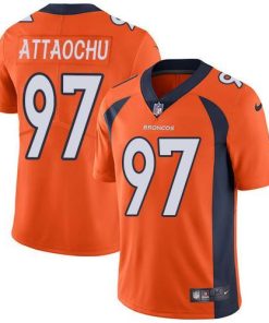 Nike Denver Broncos #97 Jeremiah Attaochu Orange Team Color Men's Stitched NFL Vapor Untouchable Limited Jersey Men's
