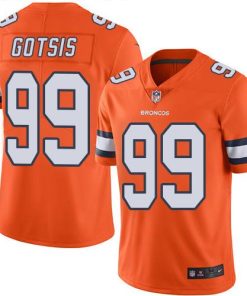 Nike Denver Broncos #99 Adam Gotsis Orange Men's Stitched NFL Limited Rush Jersey Men's