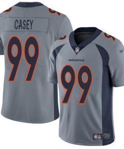 Nike Denver Broncos #99 Jurrell Casey Gray Men's Stitched NFL Limited Inverted Legend Jersey Men's