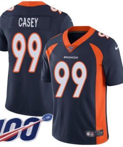 Nike Denver Broncos #99 Jurrell Casey Navy Blue Alternate Men's Stitched NFL 100th Season Vapor Untouchable Limited Jersey Men's