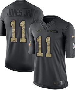 Nike Detroit Lions #11 Marvin Jones Jr Black Men's Stitched NFL Limited 2016 Salute To Service Jersey Men's