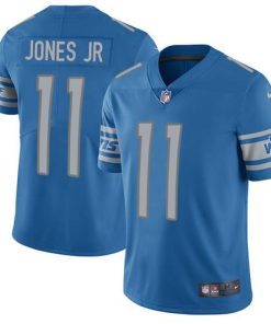 Nike Detroit Lions #11 Marvin Jones Jr Blue Team Color Men's Stitched NFL Vapor Untouchable Limited Jersey Men's