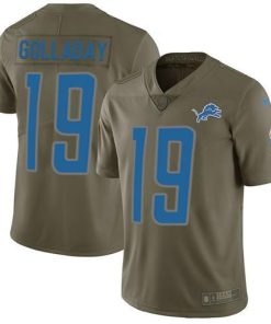 Nike Detroit Lions #19 Kenny Golladay Olive Men's Stitched NFL Limited 2017 Salute To Service Jersey Men's